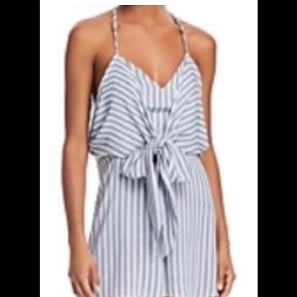 SMYM Melissa striped Romper blue/white